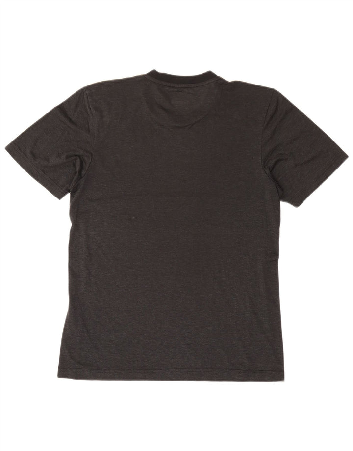 Męski T-shirt ADIDAS Climalite, mały, szary, poliester
