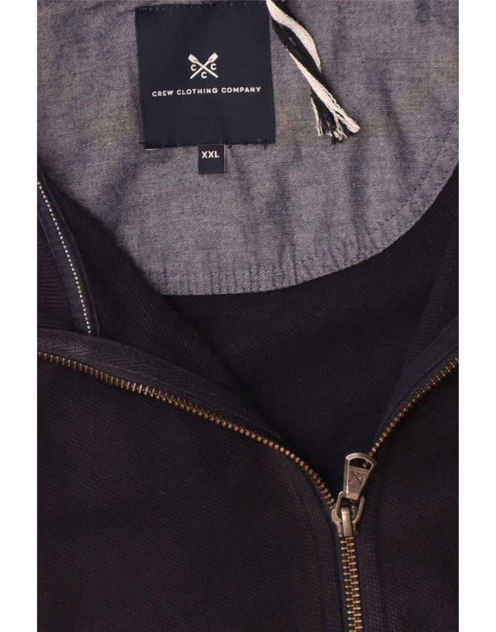 Crew Clothing Męska kurtka dresowa 2XL Granatowa, bawełniana