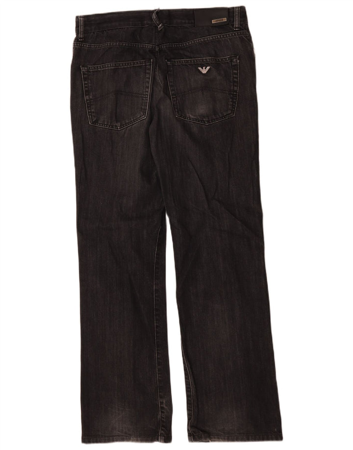 Męskie jeansy Bootcut Armani W34 L31 szare