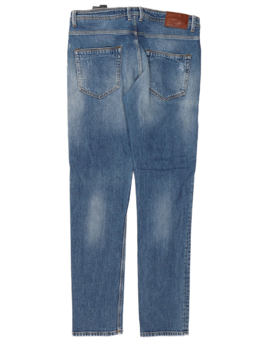 Zara Męskie Slim Jeansy EU 42 Duże W32 L32 Niebieskie