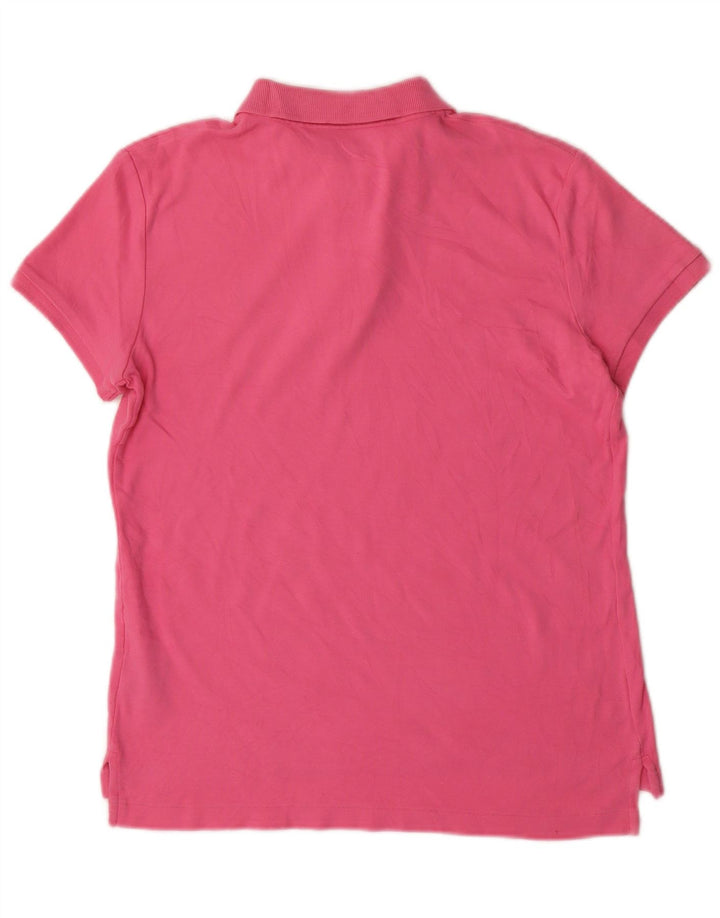 Męska koszulka polo RALPH LAUREN, średnio różowa, bawełniana