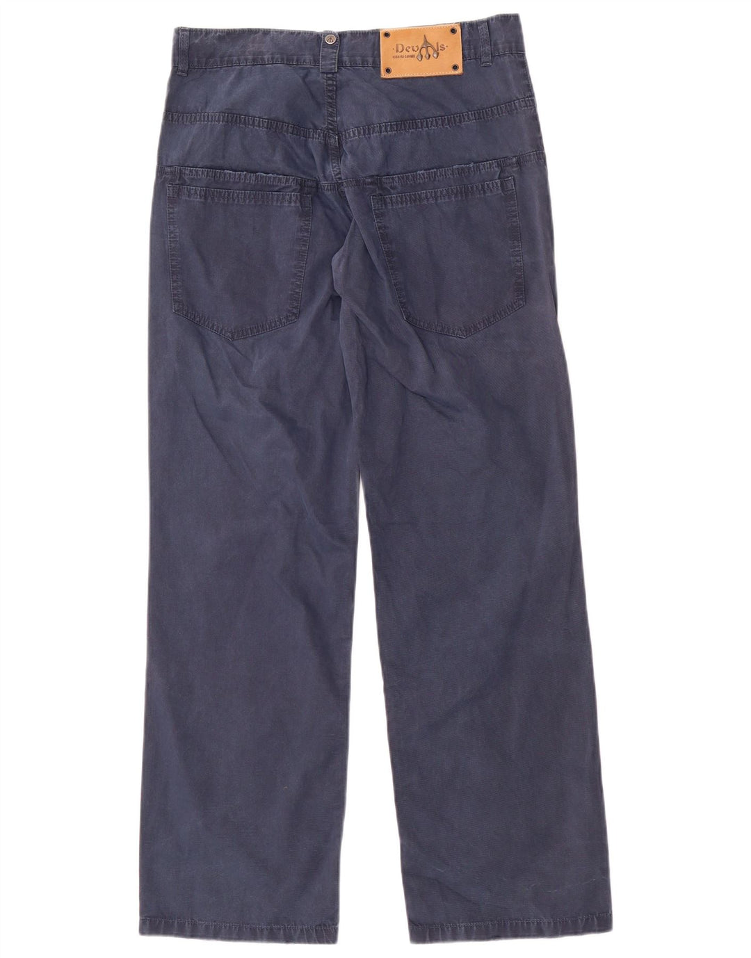 ROBERTO CAVALLI Męskie proste spodnie typu casual, małe W29 L30 niebieskie