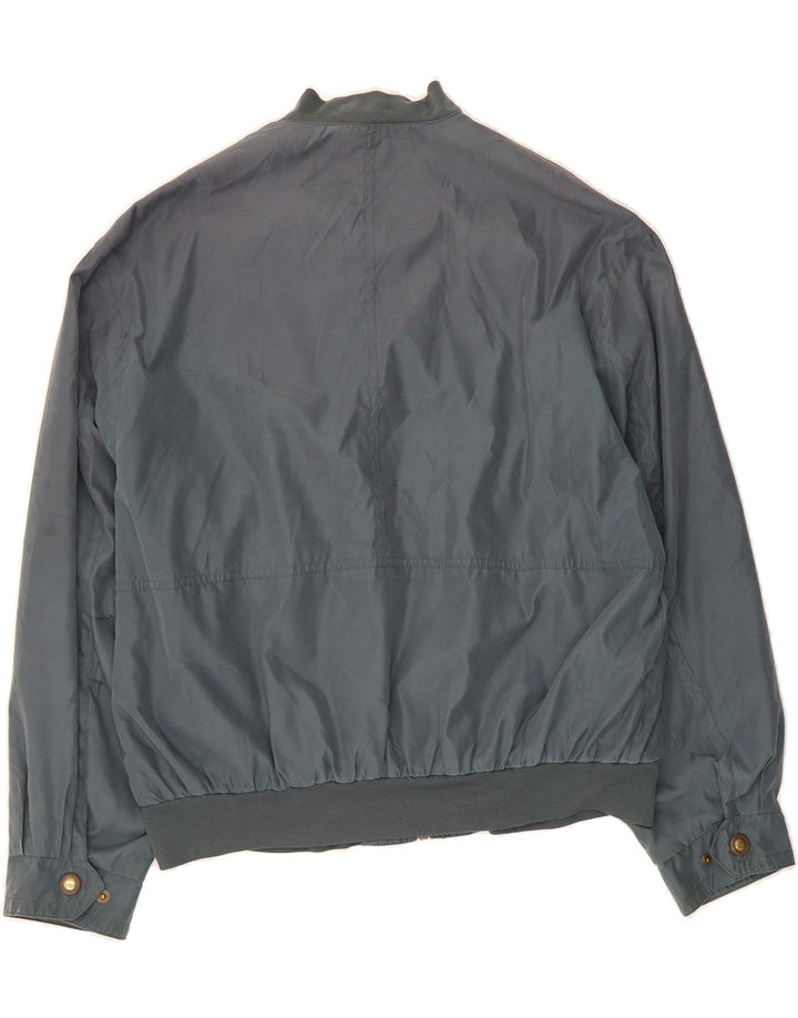 VINTAGE Mens Bomber Jacket UK 42 XL Blue Vintage Vintage and Second-Hand Vintage from Messina Hembry 