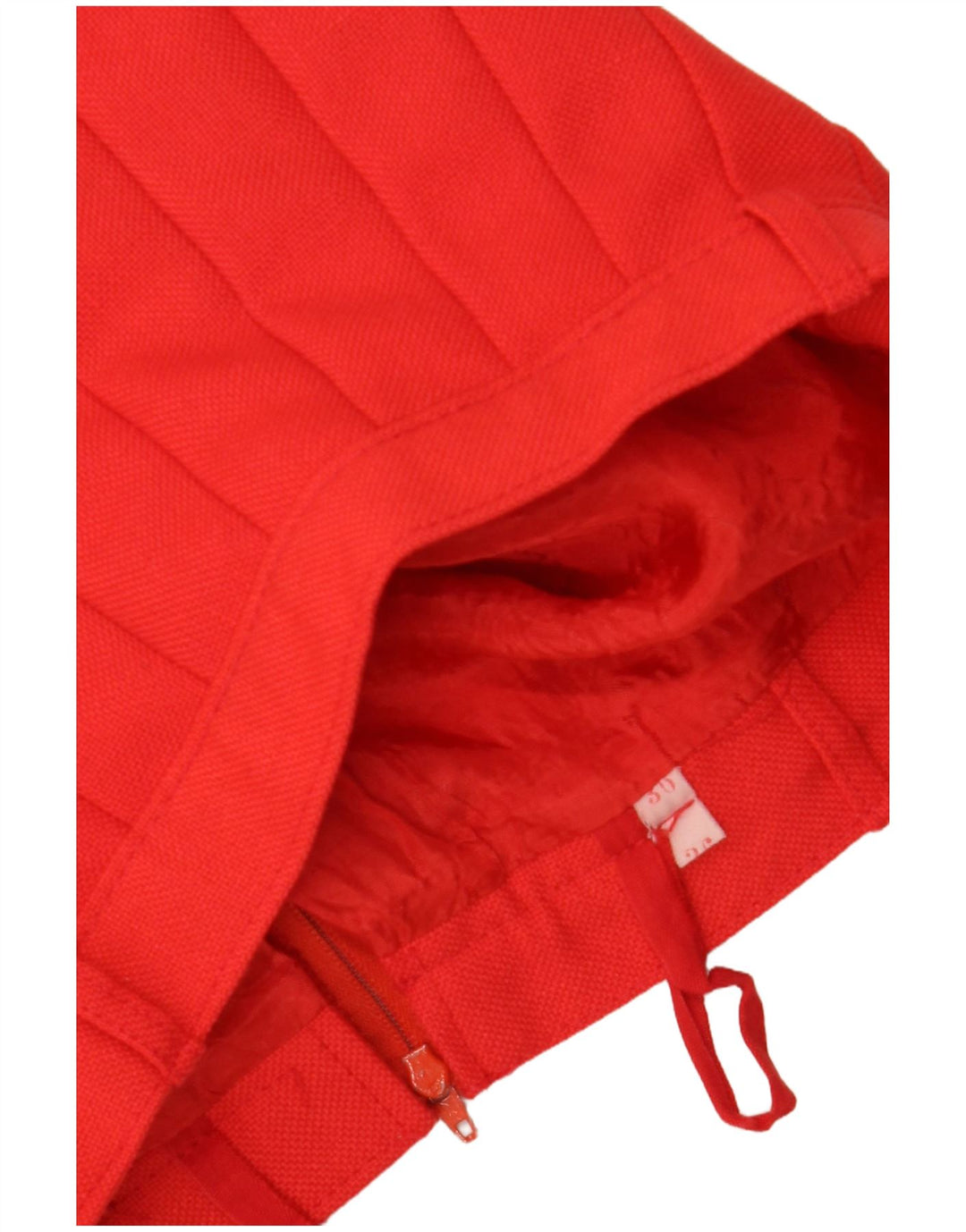 Plisowana spódnica damska VINTAGE IT 36 XS W24 czerwona