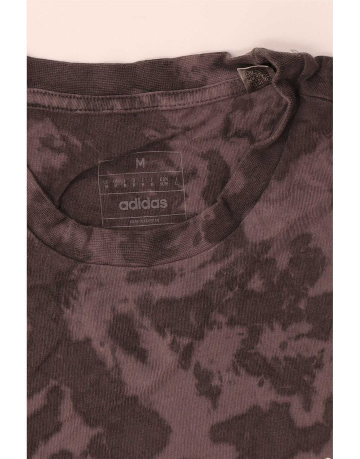 Adidas Męska koszulka Top Medium Grey Tie Dye Cotton