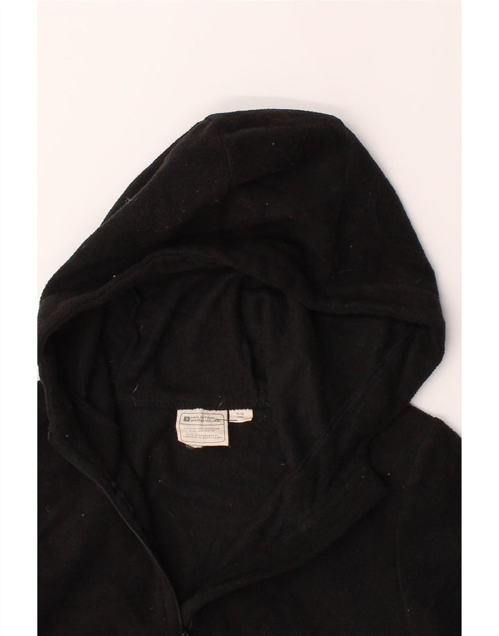 MOUNTAIN WAREHOUSE Boys Zip Neck Fleece Jumper 11-12 Years Black Polyester Vintage Mountain Warehouse and Second-Hand Mountain Warehouse from Messina Hembry 