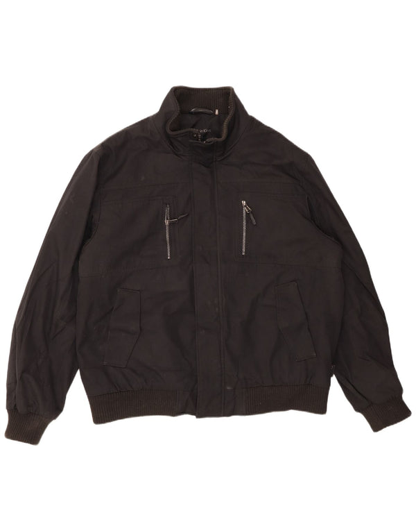 Męska kurtka bomber CALVIN KLEIN UK 40, duża, czarna, poliester