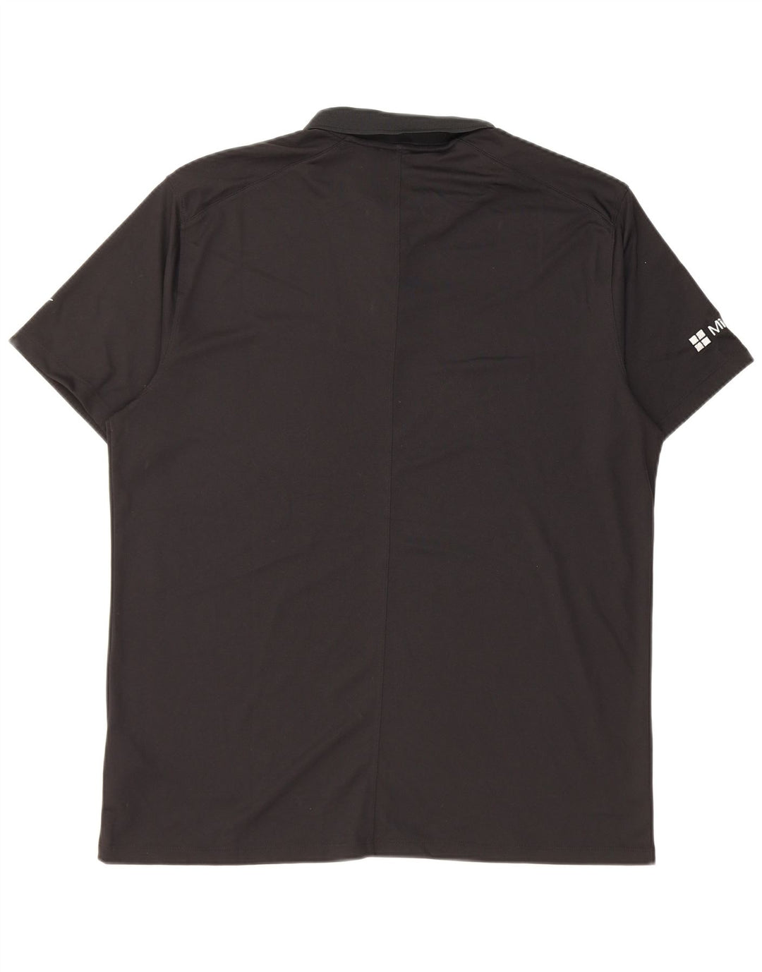 Męska koszulka polo Nike Dri Fit, duża, czarna, poliestrowa