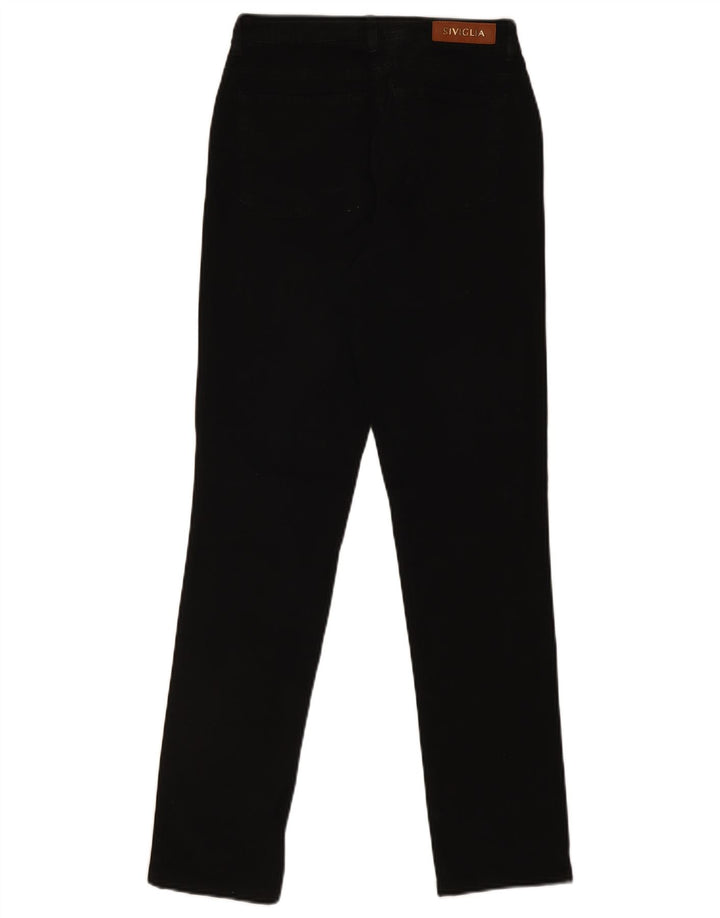 SIVIGLIA Damskie jeansy slim W31 L30 Czarna bawełna