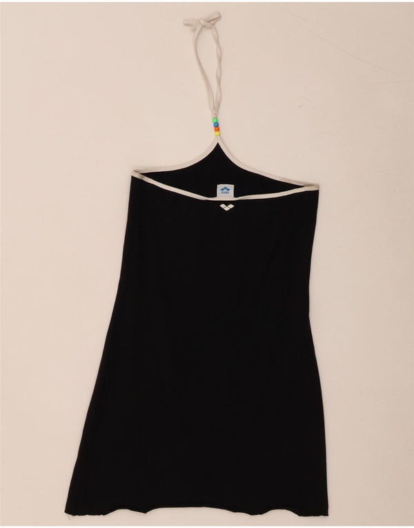 Damska sukienka mini halter Arena UK 6 XS, czarna bawełna