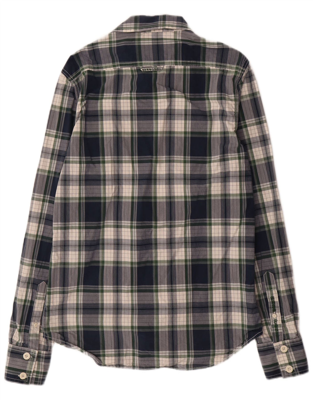 SUPERDRY Koszula męska, duża, bawełniana w granatową kratę