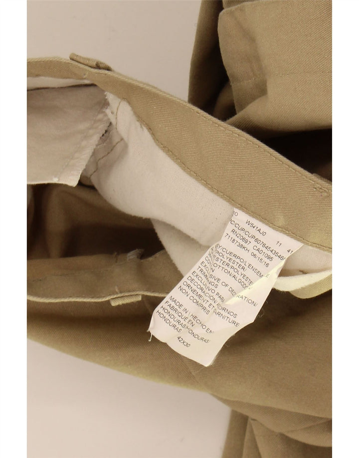 DICKIES Mens Straight Cargo Trousers W42 L30 Beige Polyester Vintage Dickies and Second-Hand Dickies from Messina Hembry 