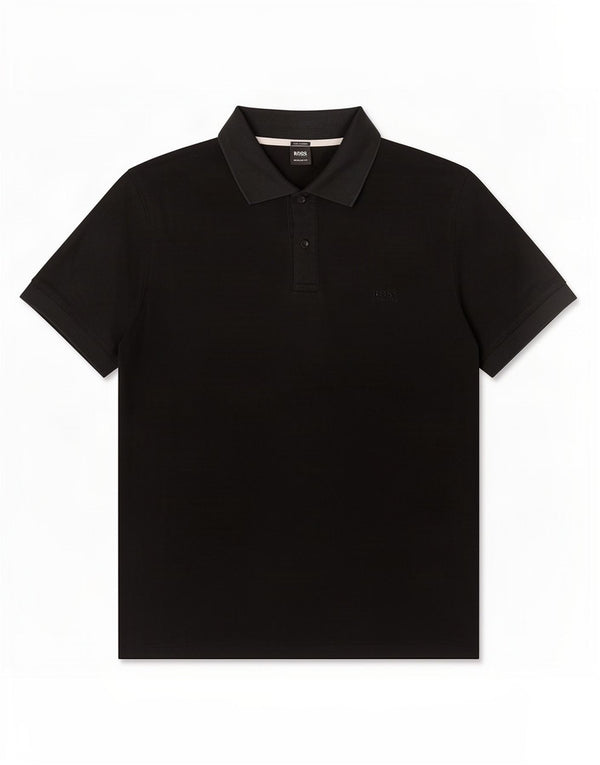 Męska koszulka polo Hugo Boss o regularnym kroju, 2XL, czarna bawełna