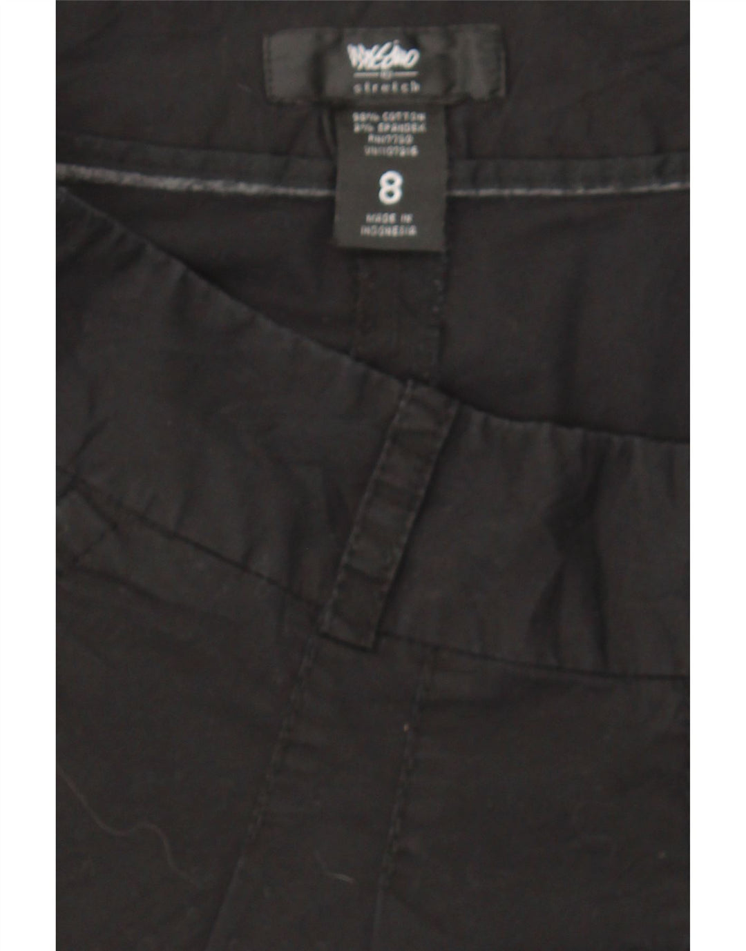 MOSSIMO Womens Chino Shorts US 8 Medium W32  Black Cotton Vintage Mossimo and Second-Hand Mossimo from Messina Hembry 