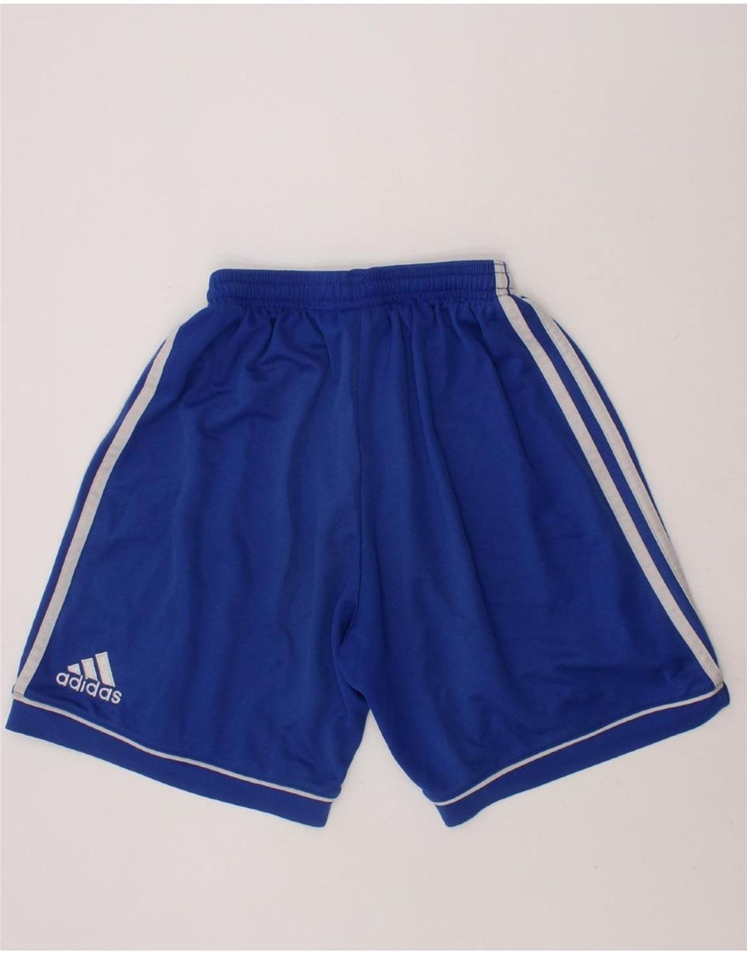 ADIDAS Boys Climalite Sport Shorts 5-6 Years XS Blue Polyester Vintage Adidas and Second-Hand Adidas from Messina Hembry 