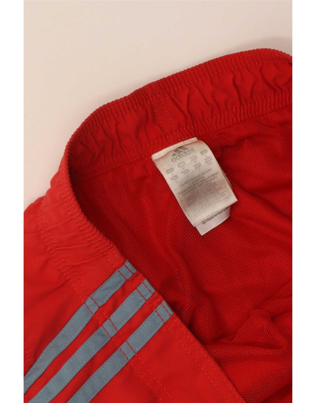 Męskie spodenki kąpielowe Adidas, średni czerwony poliester