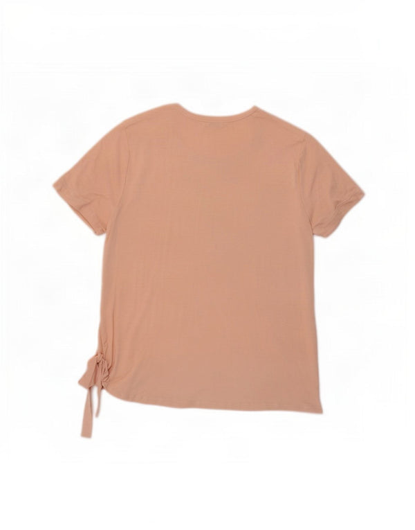 T-shirt damski Benetton Top UK 16, duży, różowy