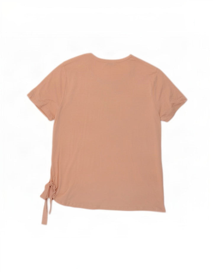 T-shirt damski Benetton Top UK 16, duży, różowy