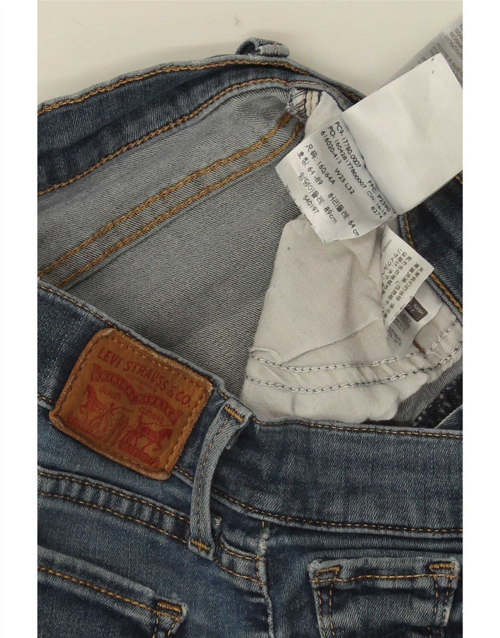Damskie jeansy Levi's Super Skinny W25 L32 Niebieskie bawełniane