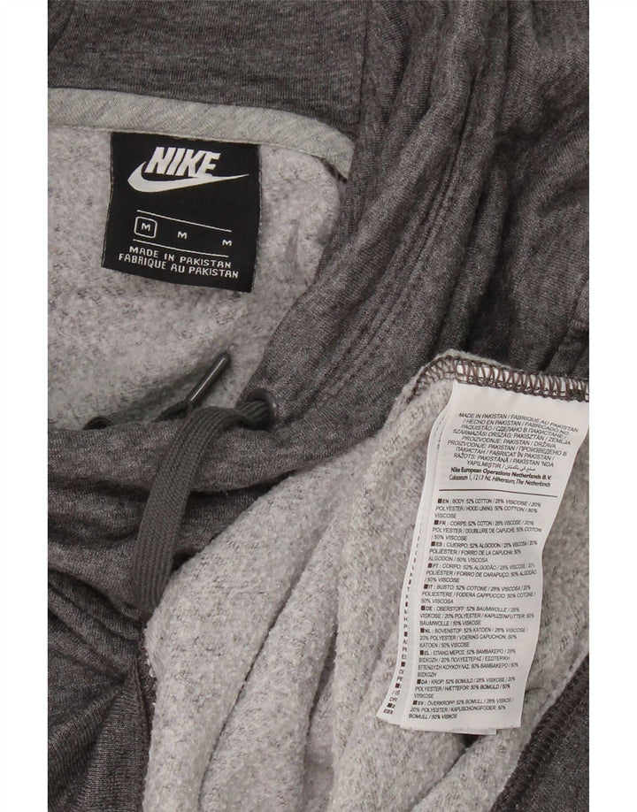 Damski sweter z kapturem Nike UK 14, średnioszary, bawełniany