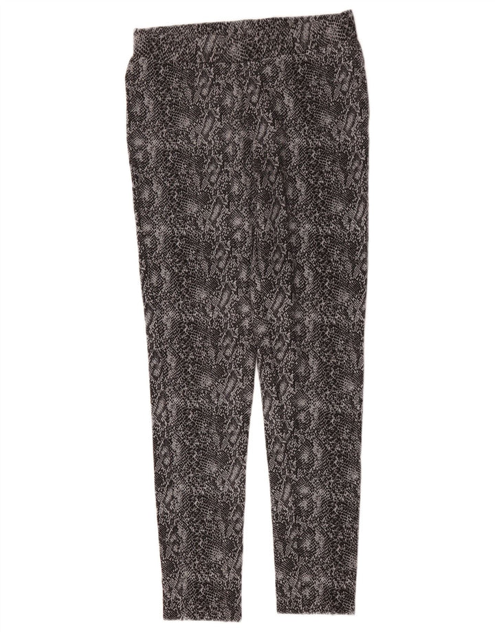 Legginsy damskie Marks & Spencer UK 12, średnioszare, wiskozowe z nadrukiem zwierzęcym