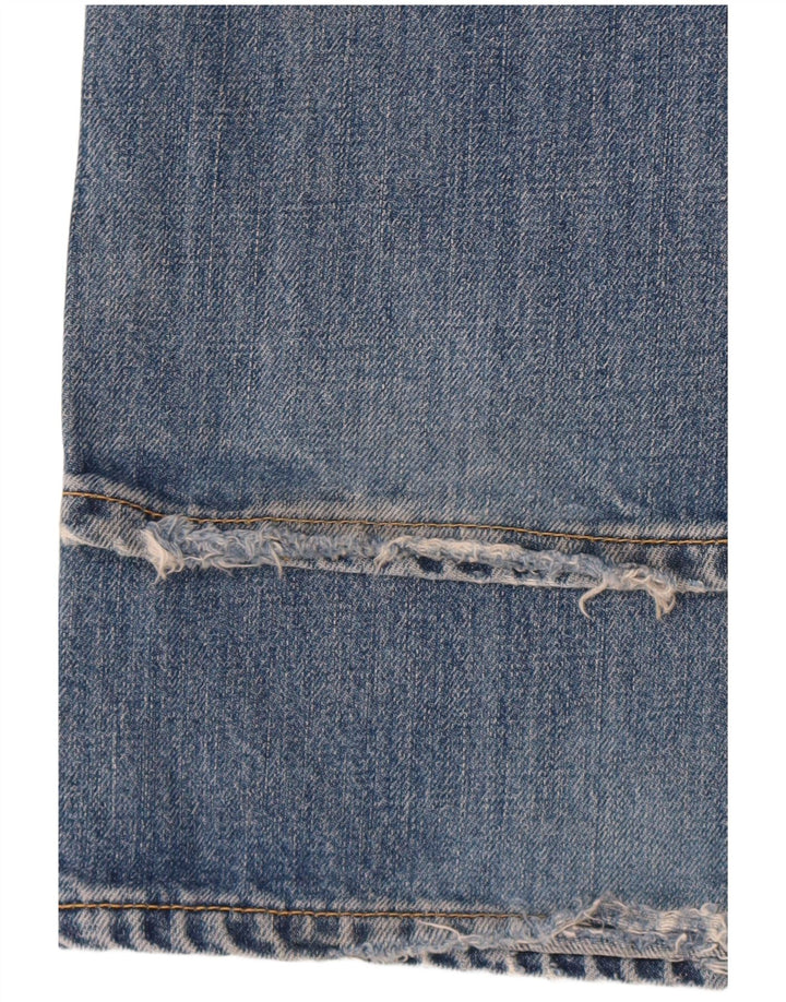 Męskie jeansy Levi's 507 Bootcut W34 L34 Niebieska bawełna