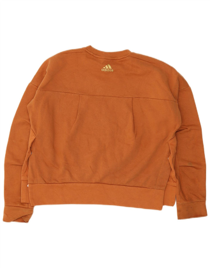 Damska bluza Adidas Oversized Graphic Jumper UK 8/10 Small Orange