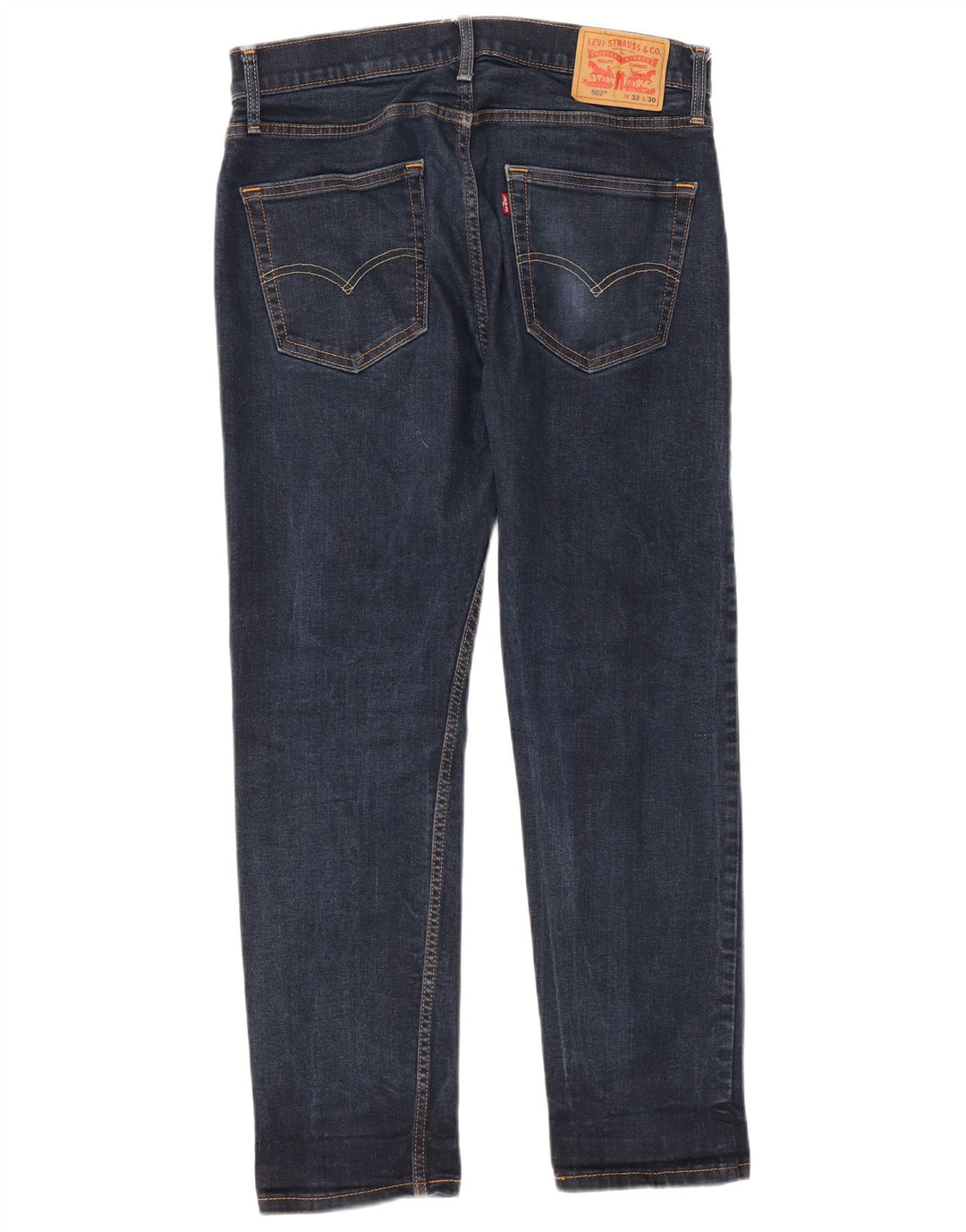 Męskie jeansy Levi's 502 Tapered W33 L30 Granatowa bawełna
