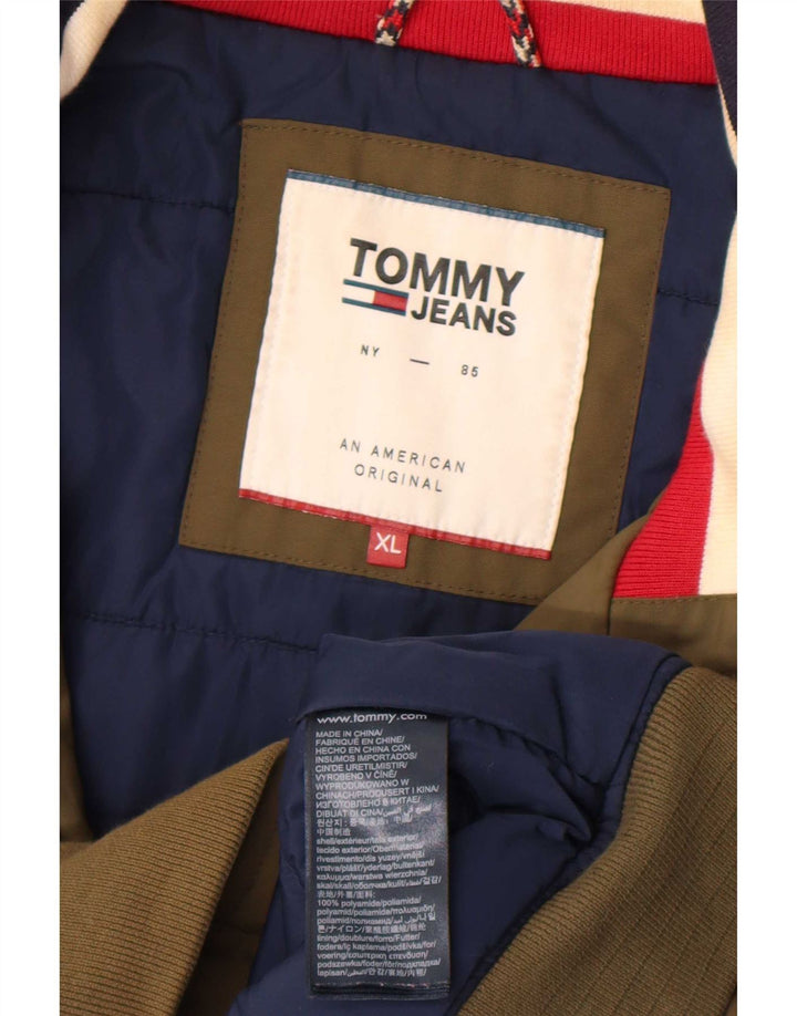 Męska kurtka bomber Tommy Hilfiger UK 42 XL Khaki, poliamid