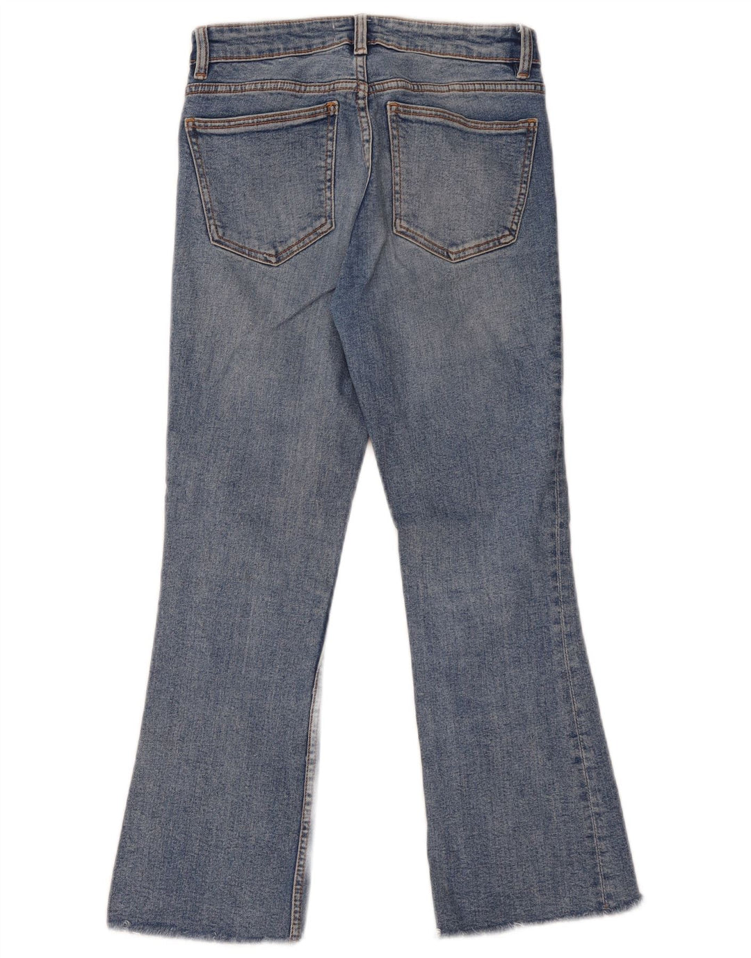 Damskie jeansy rozkloszowane Zara EU 38 Small W28 L25 Niebieskie bawełniane
