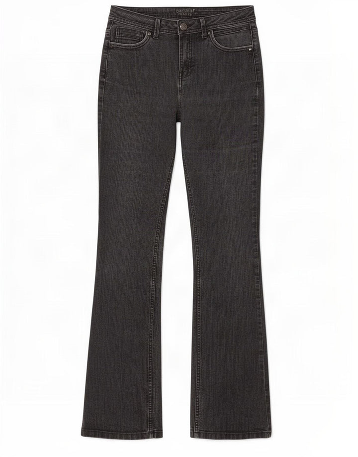 Marks & Spencer Damskie jeansy Bootcut UK 12 Medium W30 L34 Szara bawełna