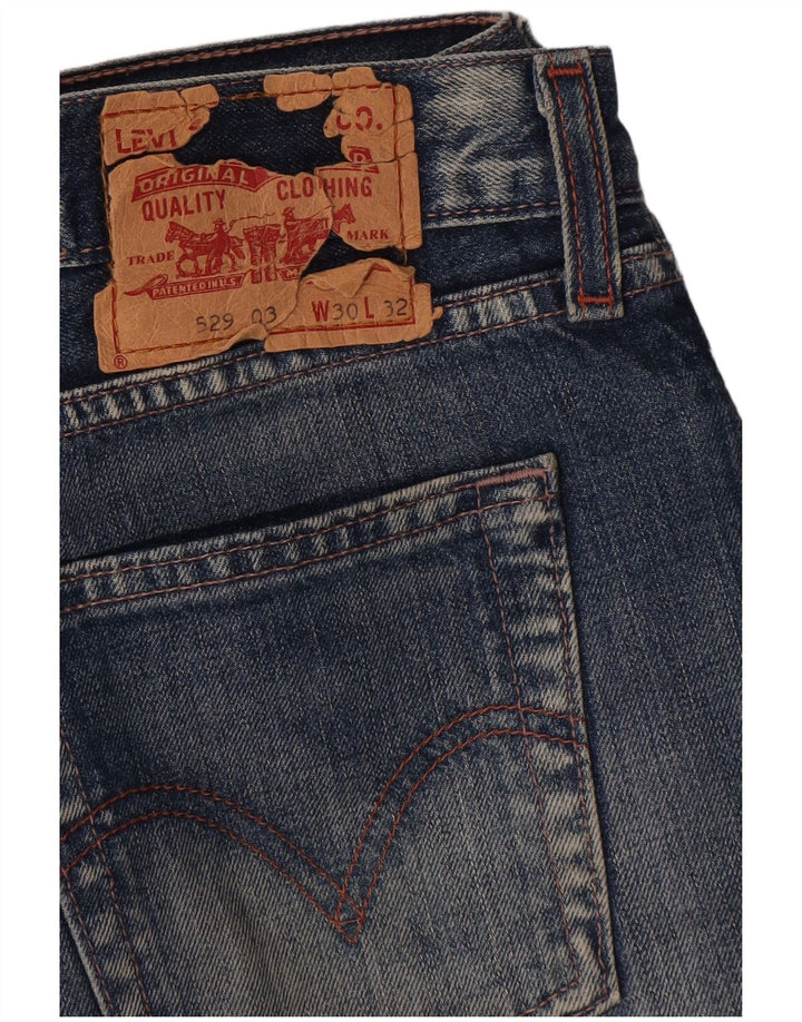 Damskie jeansy Levi's 529 Bootcut W30 L32 Niebieskie