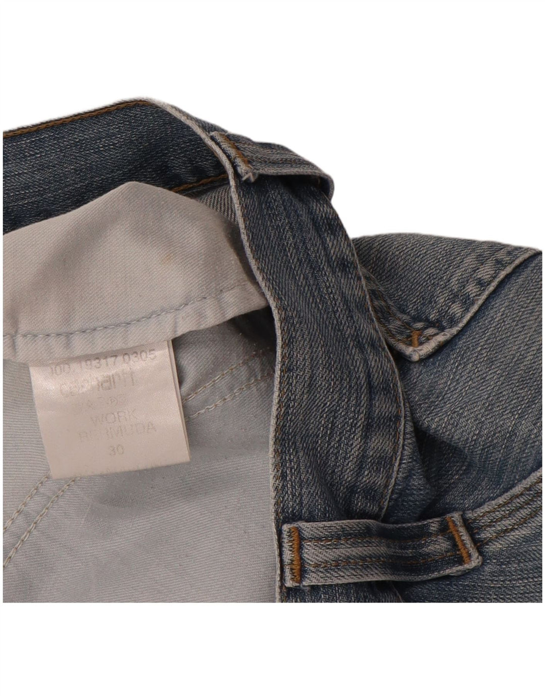 Męskie spodenki jeansowe CARHARTT Bermudy W30 Średnioniebieskie, bawełniane