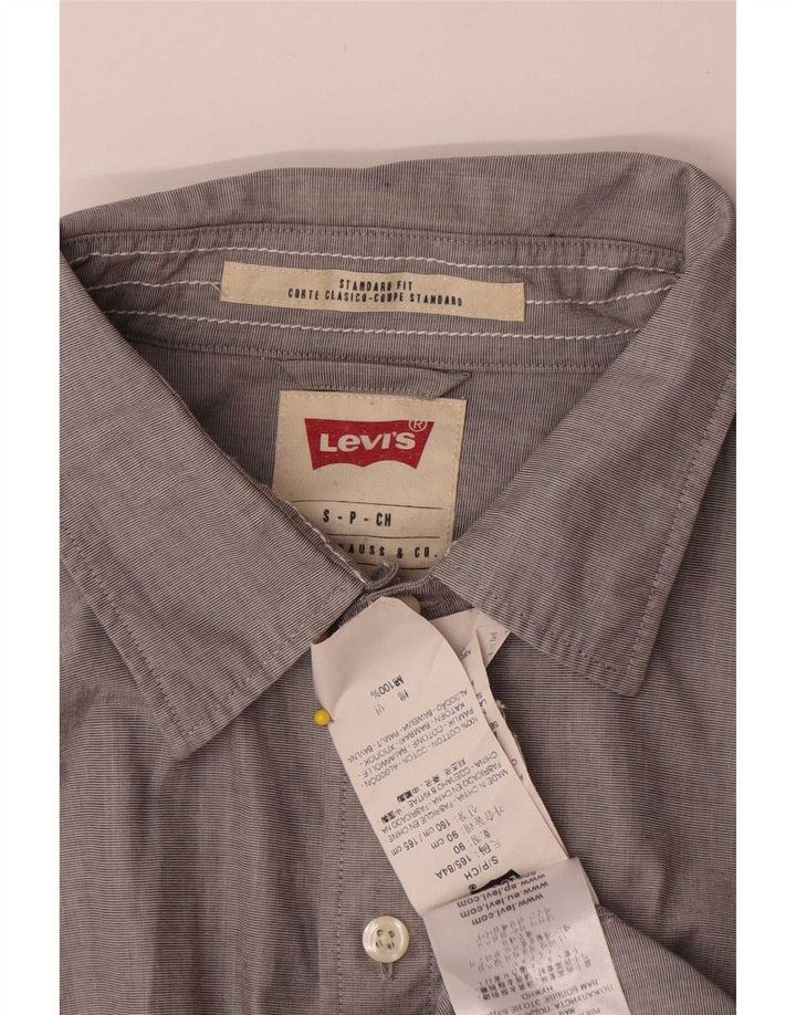Koszula męska Levi's o standardowym kroju, mała, szara, bawełniana