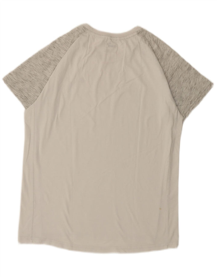 T-shirt męski Puma Top, średni, biały, nakrapiany