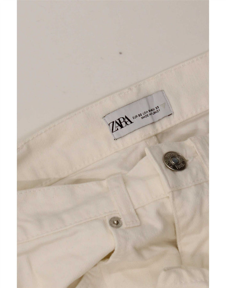 Dżinsy damskie Zara EU 32 2XS W22 L31 białe