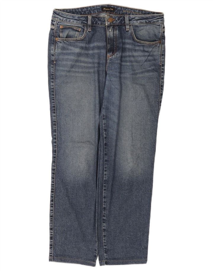 Damskie jeansy Massimo Dutti Cigarette Straight EU 42 Large W32 L27 Blue