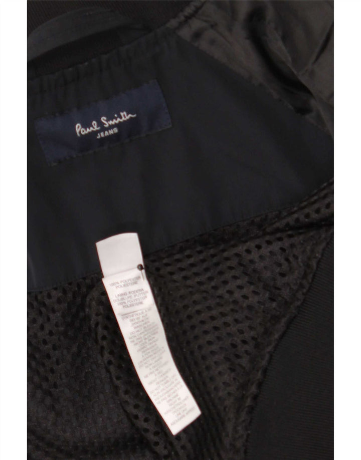 Paul Smith Męska kurtka bomber UK 38 Średni granatowy poliester