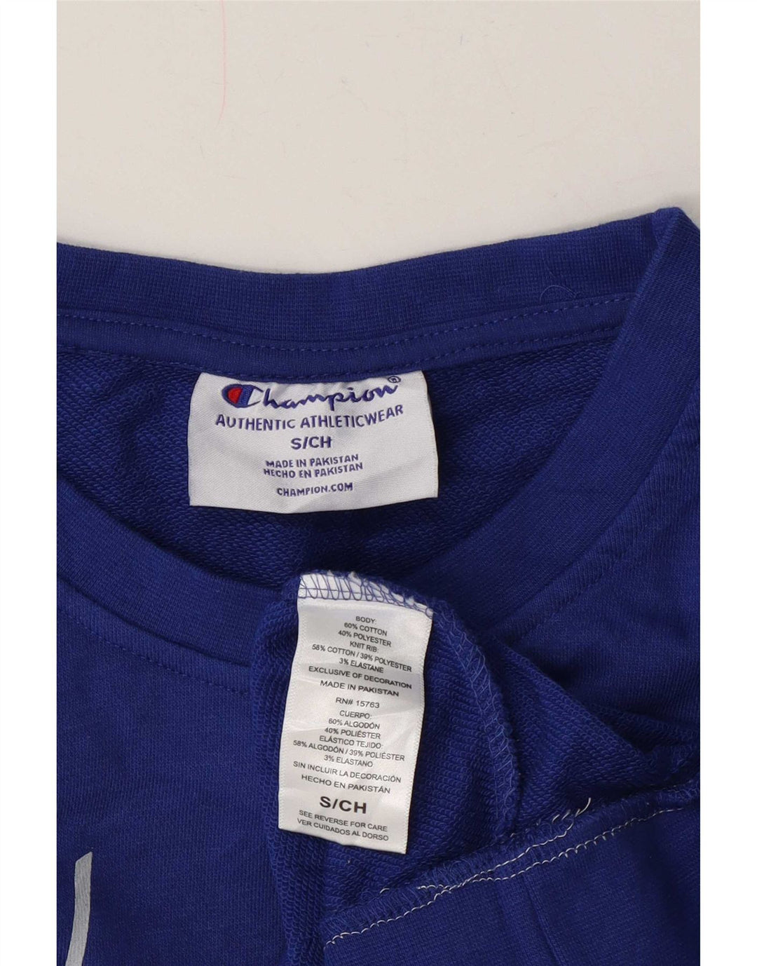 Damska bluza Champion Graphic Oversize Sweter UK 10 Small Blue Cotton