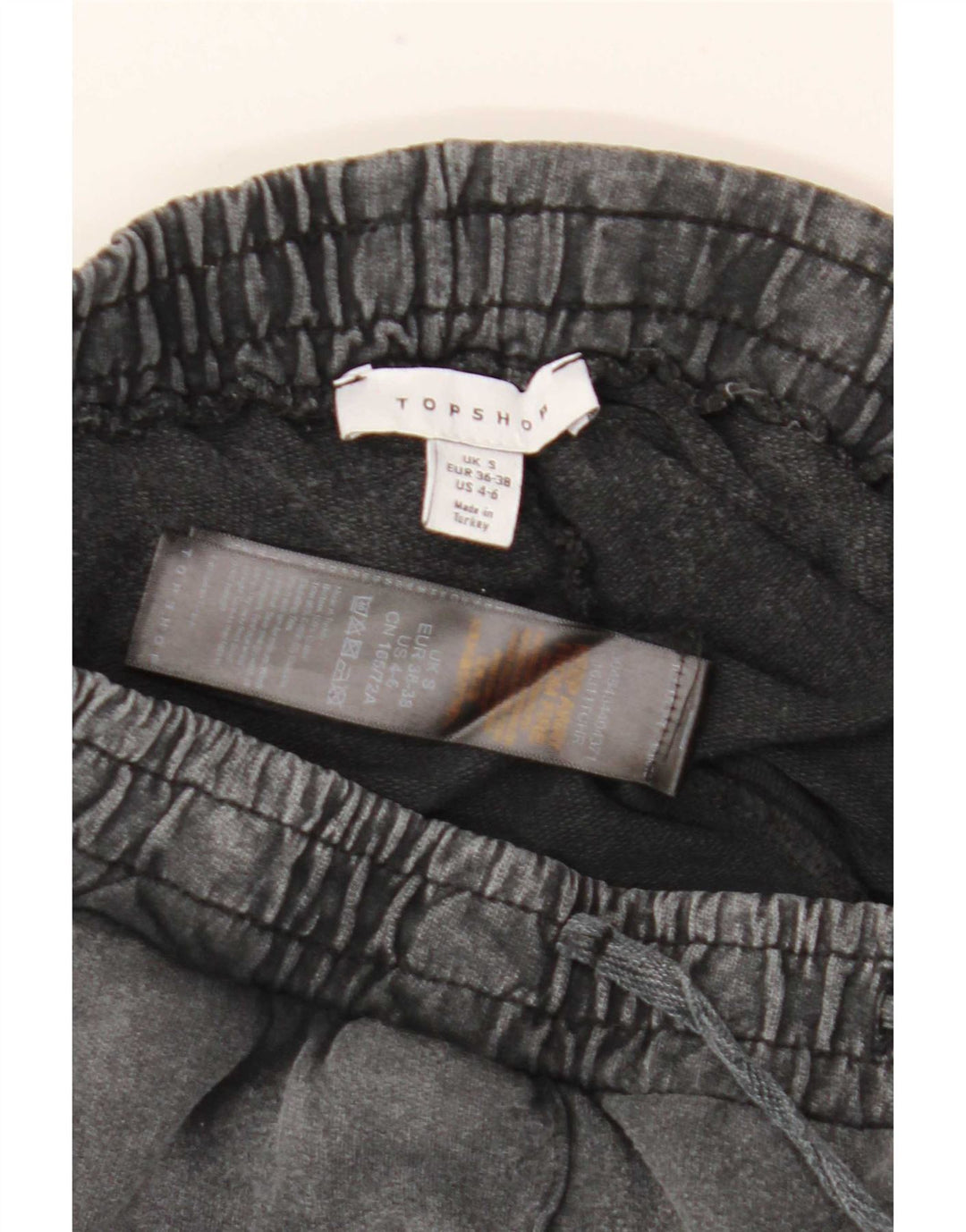 Męskie spodnie dresowe Topshop Małe, szare, bawełniane