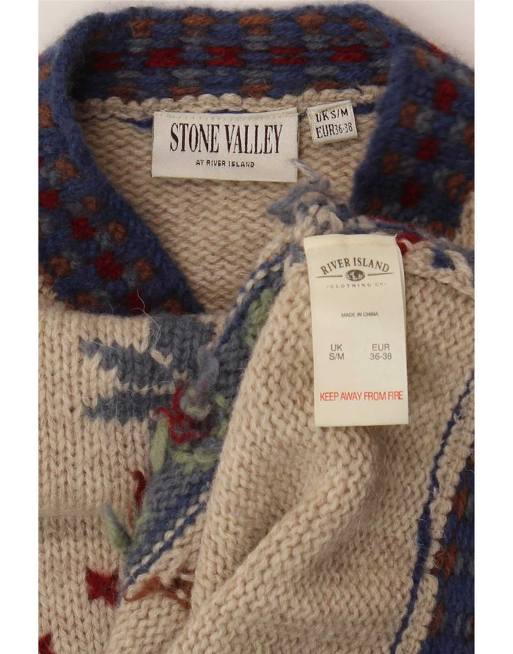 Damski sweter River Island z golfem, EU 36/38, mały beż