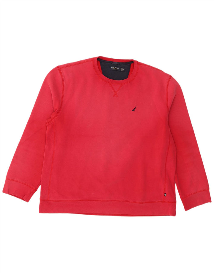 Męska bluza Nautica XL, czerwona, bawełniana