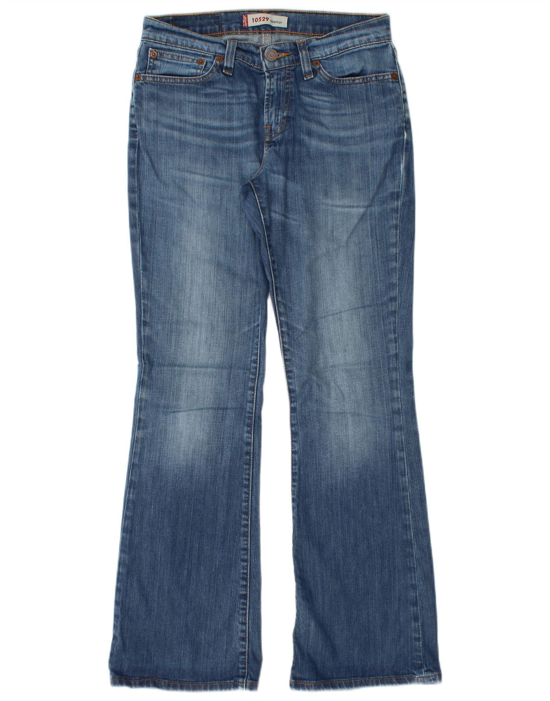 Damskie jeansy Bootcut LEVI'S 10529 W29 L30 Niebieska bawełna