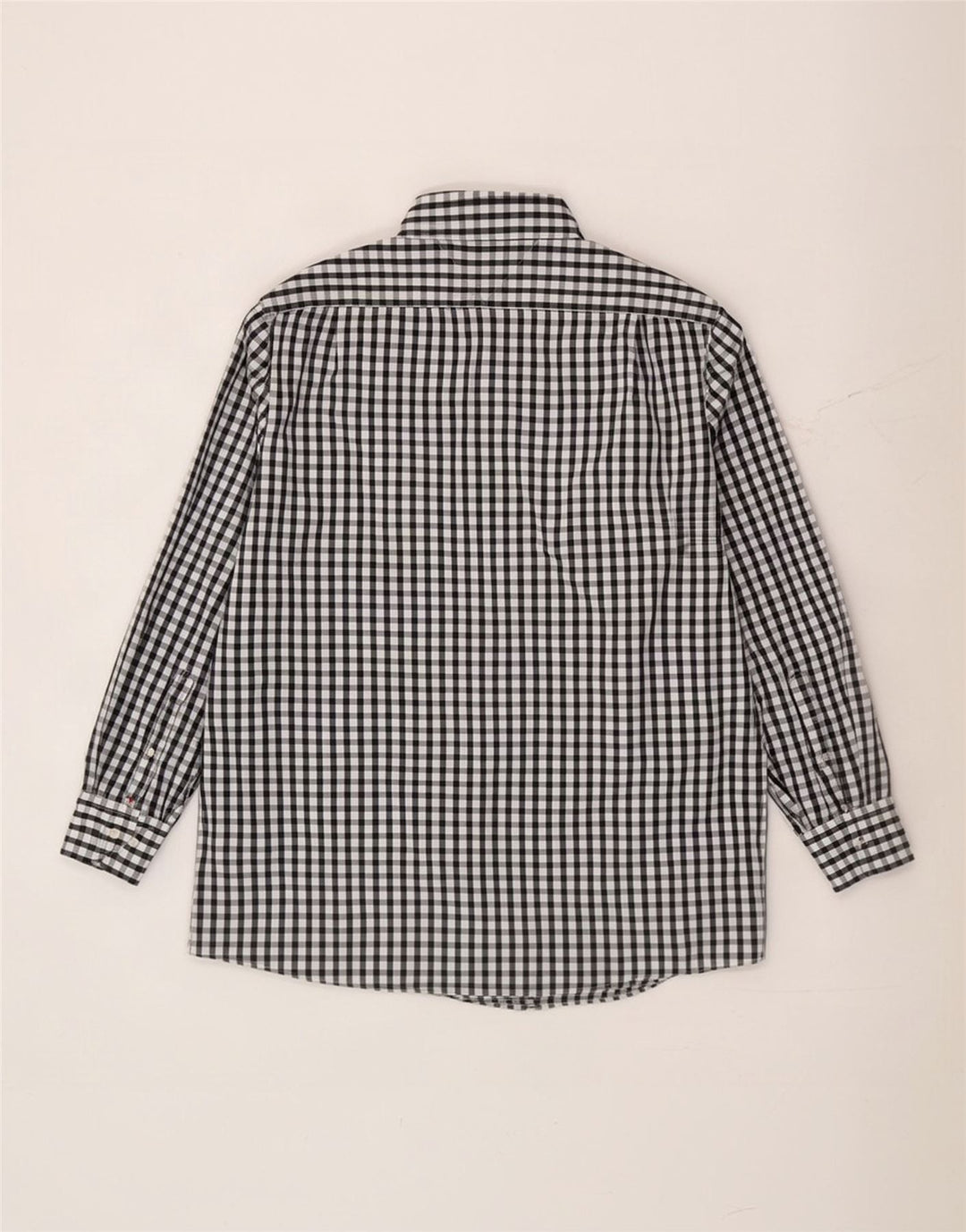 Koszula męska Tommy Hilfiger rozmiar 17 1/2 XL, czarna bawełniana kratka