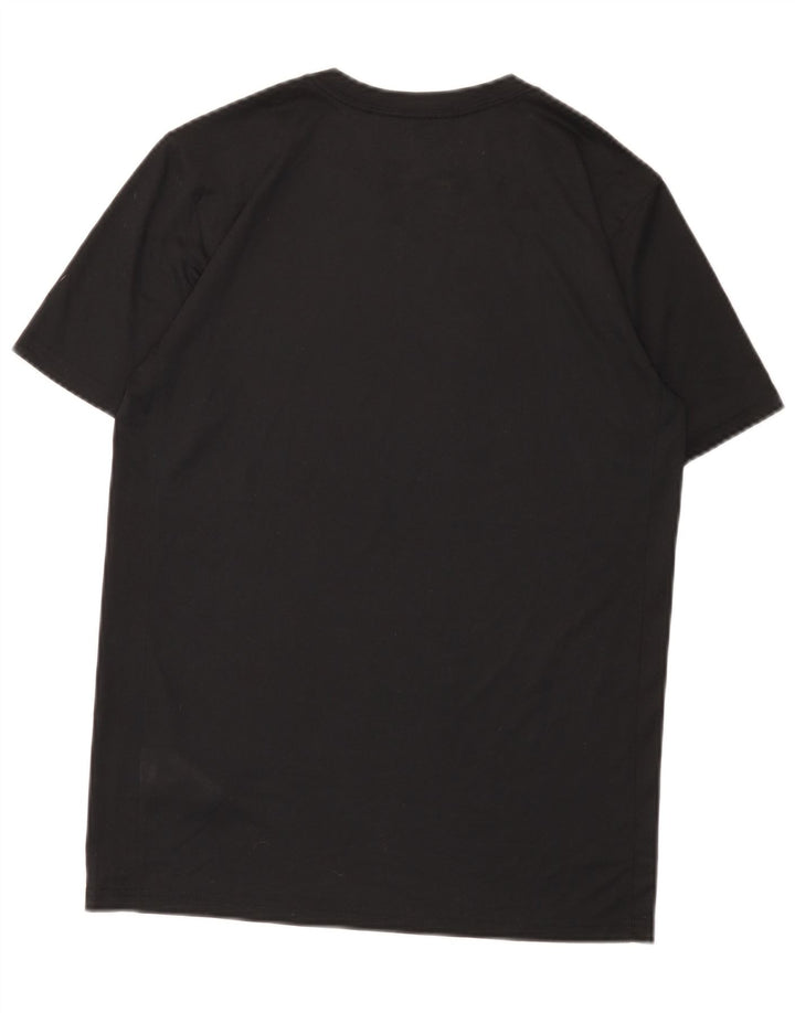 Męski T-shirt Nike Dri Fit, mały, czarny poliester