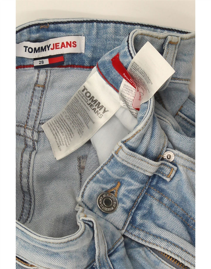Damskie spodenki jeansowe TOMMY HILFIGER W28 Średni niebieski, bawełniany