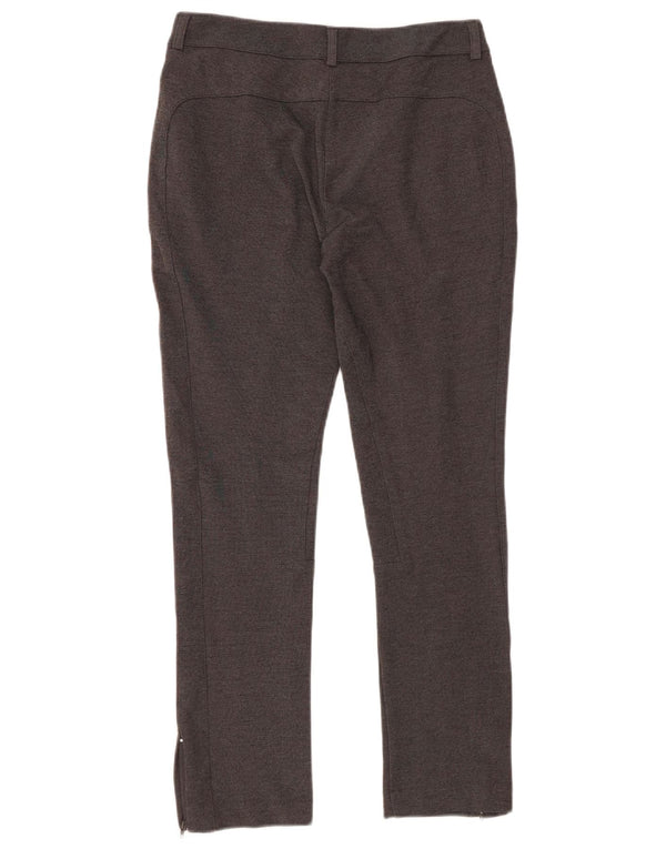 Damskie spodnie typu slim chino ELLESSE IT 42 Medium W28 L27 Szary sztuczny jedwab