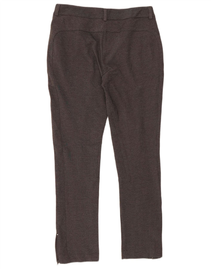 Damskie spodnie typu slim chino ELLESSE IT 42 Medium W28 L27 Szary sztuczny jedwab