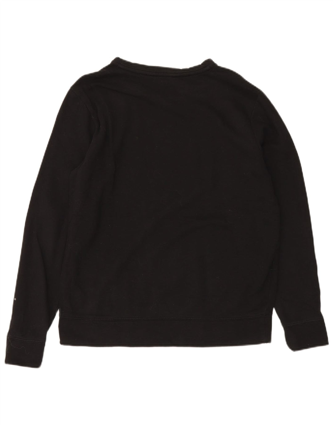 CALVIN KLEIN JEANS Męski sweter z grafiką, mały, czarny, bawełniany