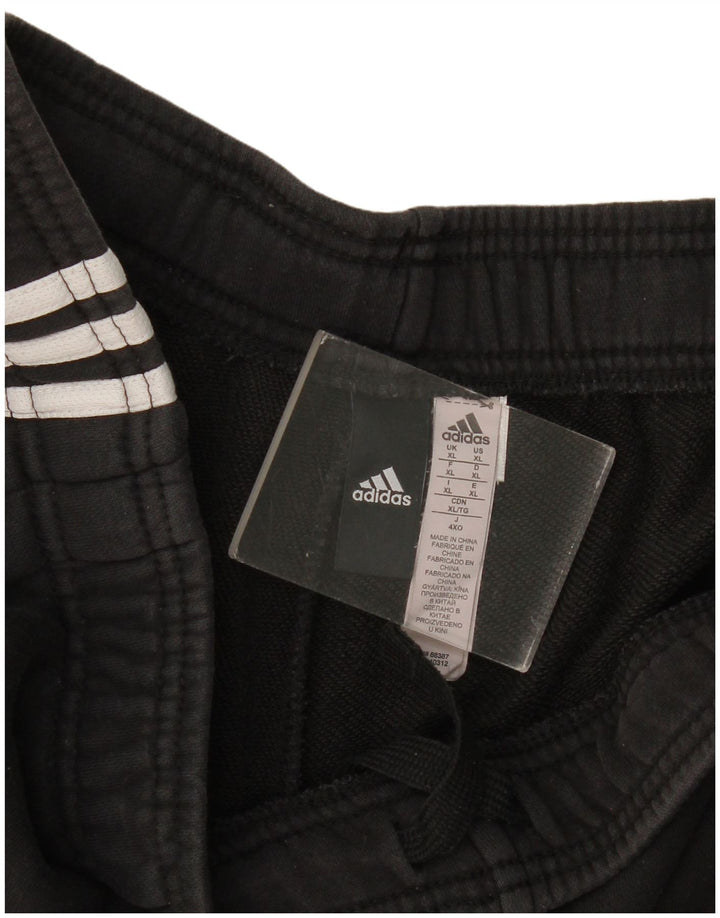 Męskie spodenki sportowe Adidas XL, czarne, poliestrowe